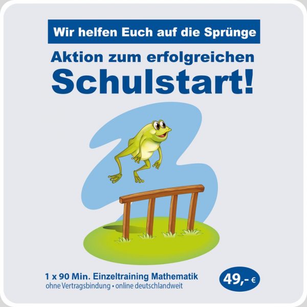 Online-Mathe-Training für Schüler – 90 Minuten Kennenlernangebot zum Schulstart